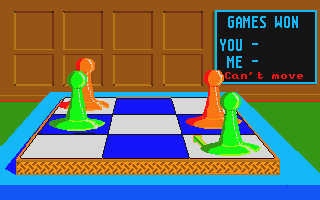 Hexapawn atari screenshot